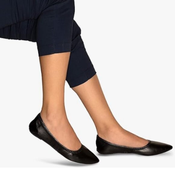 Silky Toes Women's Foldable Flat Ballet Shoes Casual Business Flats Black 7 - Picture 3 of 6
